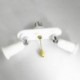 AC100-250V 4A E27 két E27 izzóadapter-aljzatba, lámpás tartóba, bekapcsolt állapotban Cha B9E1
