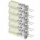 1X (10 darab G4 3W LED-es izzó izzó 3014 SMD DC 12V 6000-7000K hűvös Pünkösd A0M7