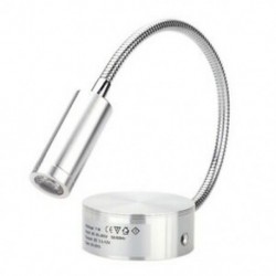 LED olvasólámpa 1w fali világítású hálószobai lámpák Soft Tube állítható hátsó U2N7