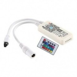 WIFI intelligens RGBW LED szalagvezérlő   infravörös távirányító (IR) 24 gomb U6J5