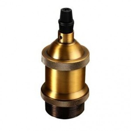 2X (E27 / E26 lámpatartó aljzattartó Edison foglalat Retro sárgaréz adapter Ma B6U7