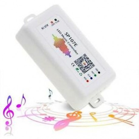1X (LED vezérlő, WS2812B WS2811 Music Sync Bluetooth vezérlő, iOS Andr D6X9