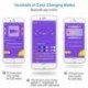 1X (LED vezérlő, WS2812B WS2811 Music Sync Bluetooth vezérlő, iOS Andr D6X9