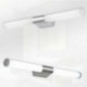 10 W-os LED AC 110 - 220 V meleg fehér tükör világos rozsdamentes acélból készült első lámpa mi T5O1