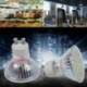 10X 5W GU10 3528 SMD 60 LED tiszta fehér 6500K spotlámpa izzó lámpa 220 X3F3