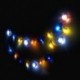 3X (LED-es dekoratív lámpa csillag hold felhő dekoratív könnyű szövésű Holiday K L4T9