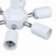 E27 – E27 aljzat-elosztó adapter lámpa izzók alaptartója a Photo Softbox L3S8-hoz