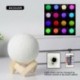 1X (újratölthető 3D nyomtató földi lámpa, holdfény éjszakai fények Abajur LED Touch Sens W2R1.)