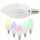 2X (E14 Wifi Led gyertya izzók hálószobás otthoni világítás Rgb 5W LED intelligens izzó O9J9-hez