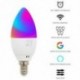 2X (E14 Wifi Led gyertya izzók hálószobás otthoni világítás Rgb 5W LED intelligens izzó O9J9-hez