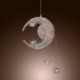2X (Moon &amp  Star édes hálószoba lámpacsillár csillár mennyezeti lámpa I7L7