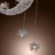 2X (Moon &amp  Star édes hálószoba lámpacsillár csillár mennyezeti lámpa I7L7