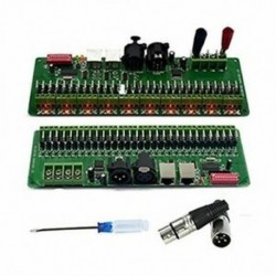 3X (DMX LED dekódervezérlő az RGB LED csíkvilágításhoz DMX512 DIMER illesztőprogramhoz E5O9