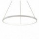2x (60 cm-es modern LED-akril kerek medál csillár mennyezeti lámpavilágítás L S4T6