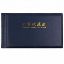 Bankjegypénz gyűjtők Album Pocket Storage 30 oldal Royal blue H9G5