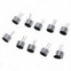 10 PCS 9,7 mm x 7 mm 2 tűs MIC Capsule Electret kondenzátor mini telefon W5L3