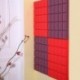 Fekete - 25X25X5Cm hangszigetelő szivacs, akusztikus hab panel Stop Absorption Studio Ktv C5K4