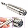Belső méretű XLR - 6,3 mm-es dugaszoló csatlakozó mikrofon mikrofon-javító kábel adapter BNUK