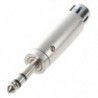 Új XLR a női 6,3 mm-es JACK LEAD PLUG mikrofon mikrofon-javító kábel-adapter F5J6