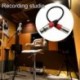 XLR 3 tűs aljzat-női mikrofon audio mikrofon árnyékolt kábelkábel piros D9V4