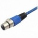 3Pin XLR aljzat 6,35 mm-es dugaszhoz, sztereo mikrofon kábel-adapter, Co B3Y9