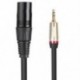 0,3M Xlr 3Pin hím - 3,5 mm-es trs hím sztereo csatlakozó árnyékolt mikrofon Mic Co U6U7