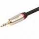 0,3M Xlr 3Pin hím - 3,5 mm-es trs hím sztereo csatlakozó árnyékolt mikrofon Mic Co U6U7