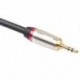 0,3M Xlr 3Pin hím - 3,5 mm-es trs hím sztereo csatlakozó árnyékolt mikrofon Mic Co U6U7