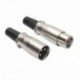 2X (1 pár, 3 tűs XLR hím és női MIC kígyó csatlakozó audio mikrofon kábel, Co C3B4