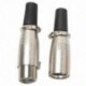 2X (1 pár, 3 tűs XLR hím és női MIC kígyó csatlakozó audio mikrofon kábel, Co C3B4