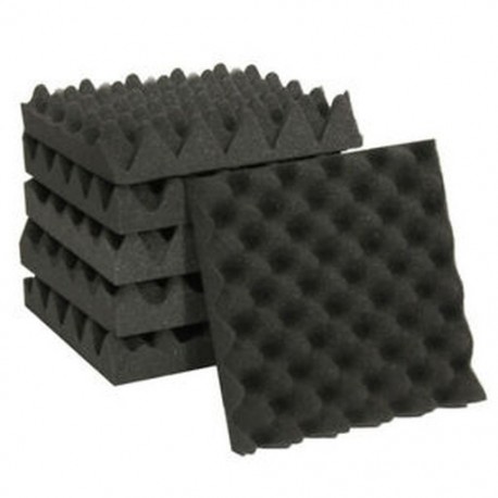 3X (25X25X5CM hangszigetelő hab tojás láda stúdió akusztikus hab hanggal Ins4 W4B5