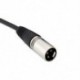 1X (XLR 3-pólusú hím / nő mikrofon audio mikrofon árnyékolt kábel kábel K4G8)
