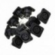 10 db fekete XLR 3 pin női jack panel alváz PCB aljzat csatlakozó K3J8