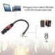 1X (0,2 m 90 fokos, 3,5 mm-es, 1/8 hüvelykes Trs hímzésű, XLR 3-pólusú belső audiokábel, Q4R0
