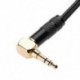 1X (0,2 m 90 fokos, 3,5 mm-es, 1/8 hüvelykes Trs hímzésű, XLR 3-pólusú belső audiokábel, Q4R0