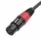 0,2 m 90 fokos, 3,5 mm-es, 1/8 hüvelykes Trs hím, az XLR 3 tűs hüvely audiokábeléhez, Micro S7Q1