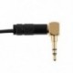 0,2 m 90 fokos, 3,5 mm-es, 1/8 hüvelykes Trs hím, az XLR 3 tűs hüvely audiokábeléhez, Micro S7Q1