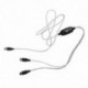 1X (USB IN-OUT MIDI kábel-konvertáló számítógép és zenei billentyűzet adapter kábel E9V7)