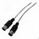 1X (USB IN-OUT MIDI kábel-konvertáló számítógép és zenei billentyűzet adapter kábel E9V7)