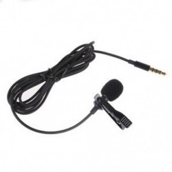 2X (Lavalier Lapel Clip-on Omnidirectional mini telefon, TRRS 3.5 mm Jack Handsfr P4F5