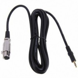 Új XLR 3 tűs hüvely nő derékszögből 1/8 XLR3F derékszögű 3,5 mm-es TRS a G0Q1-hez