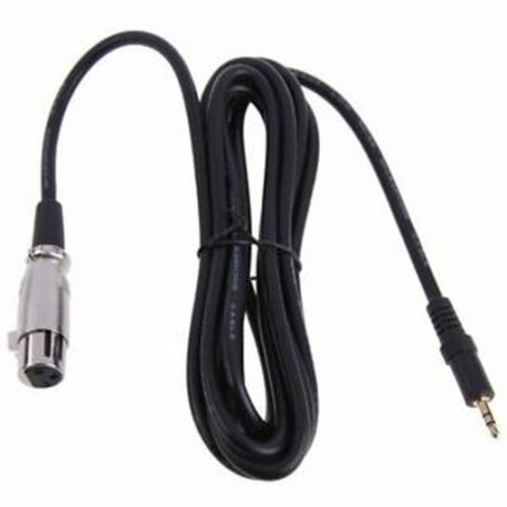 Új XLR 3 tűs hüvely nő derékszögből 1/8 XLR3F derékszögű 3,5 mm-es TRS a G0Q1-hez