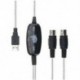 USB IN-OUT MIDI kábel-átalakító számítógép és a billentyűzet adapter kábele T3K9 D4R5 Y8I8