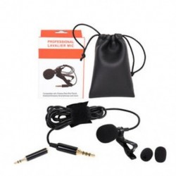 Lavalier mikrofon többirányú kondenzátor mikrofon az Apple IPhone Android A7I4 telefonhoz
