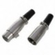 5 pár férfi / női 3 pólusú XLR Jack Plug mini mikrofon MIC audio csatlakozó A2G1