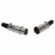 5 pár férfi / női 3 pólusú XLR Jack Plug mini mikrofon MIC audio csatlakozó A2G1