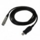 USB aljzat, 3 tűs XLR aljzat mikrofon, MIC Studio Audio Link kábel T9T2