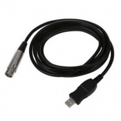 USB aljzat, 3 tűs XLR aljzat mikrofon, MIC Studio Audio Link kábel T9T2