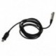 USB aljzat, 3 tűs XLR aljzat mikrofon, MIC Studio Audio Link kábel T9T2