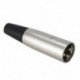 5 db dugasz és női aljzat 3 tűs XLR mikrofon mikrofon kábel audio csatlakozó T4R1